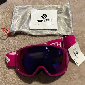 Horvath Pink Ski Goggles